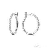 Diamond Loop Earrings