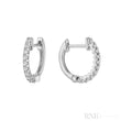 Diamond Huggie Earrings