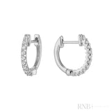 Diamond Huggie Earrings