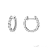 Diamond Huggie Earrings