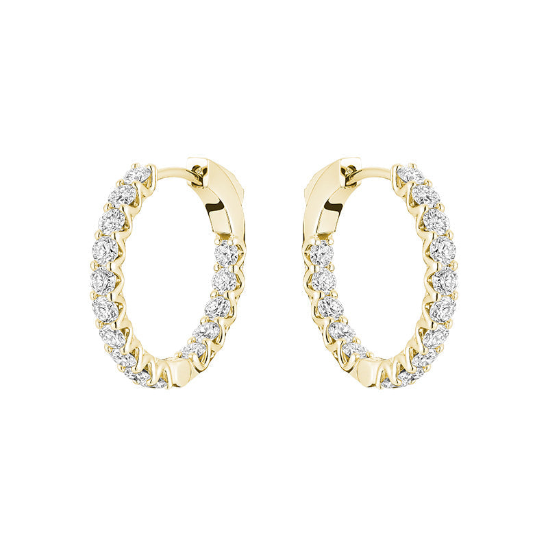 Lab Grown Huggie Earrings