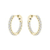 Lab Grown Huggie Earrings