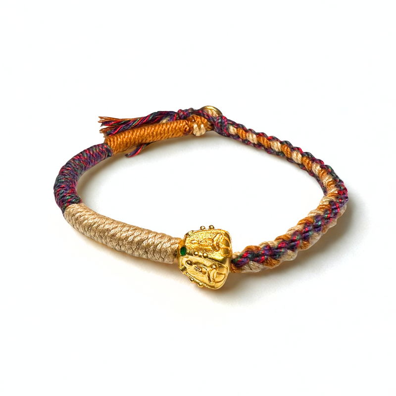 24K Gold Bracelet (Four Faced Buddha)