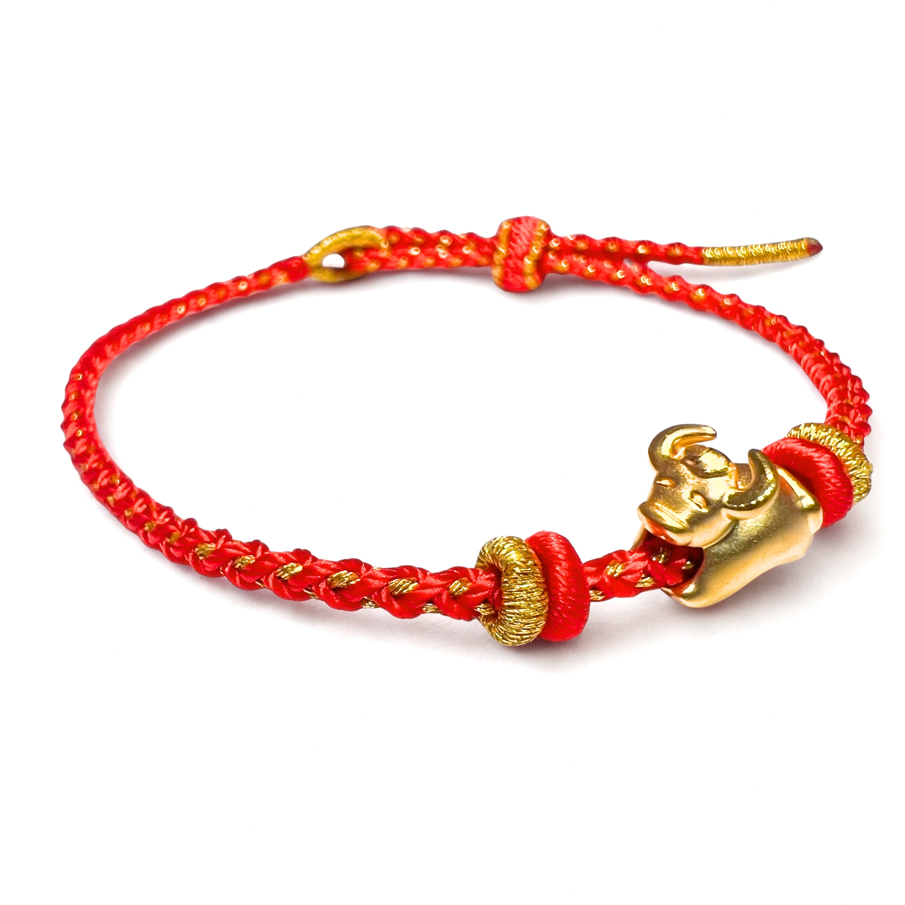 24K Gold Bracelet Chinese Zodiac (Ox)
