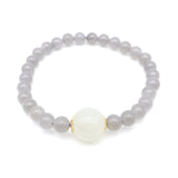 24K Gold Hetian Jade Bracelet