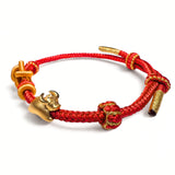 24K Gold Zodiac Ox Bracelet