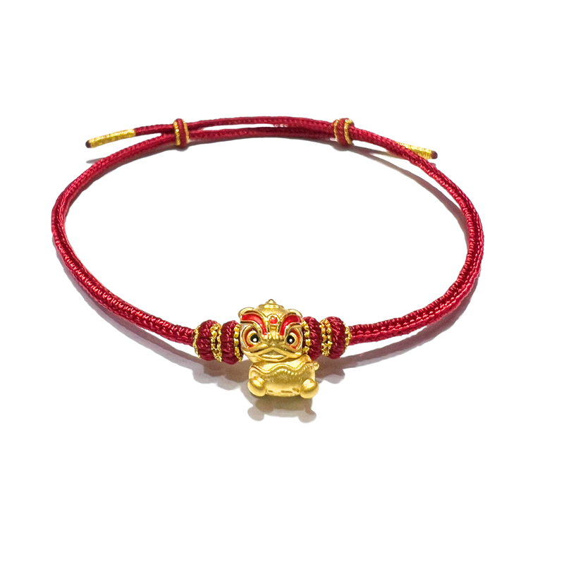 24 Gold Bracelet (Lion dance)