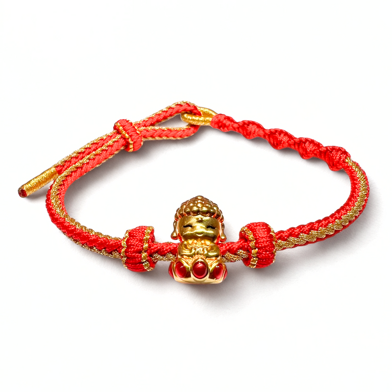 24K Gold Bracelet (Buddha)