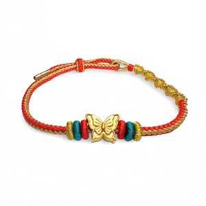 24K Gold Bracelet (Butterfly)
