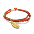 24K Gold Feather Bracelet