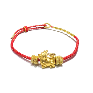 24 Gold Bracelet Chinese Zodiac (Dragon)