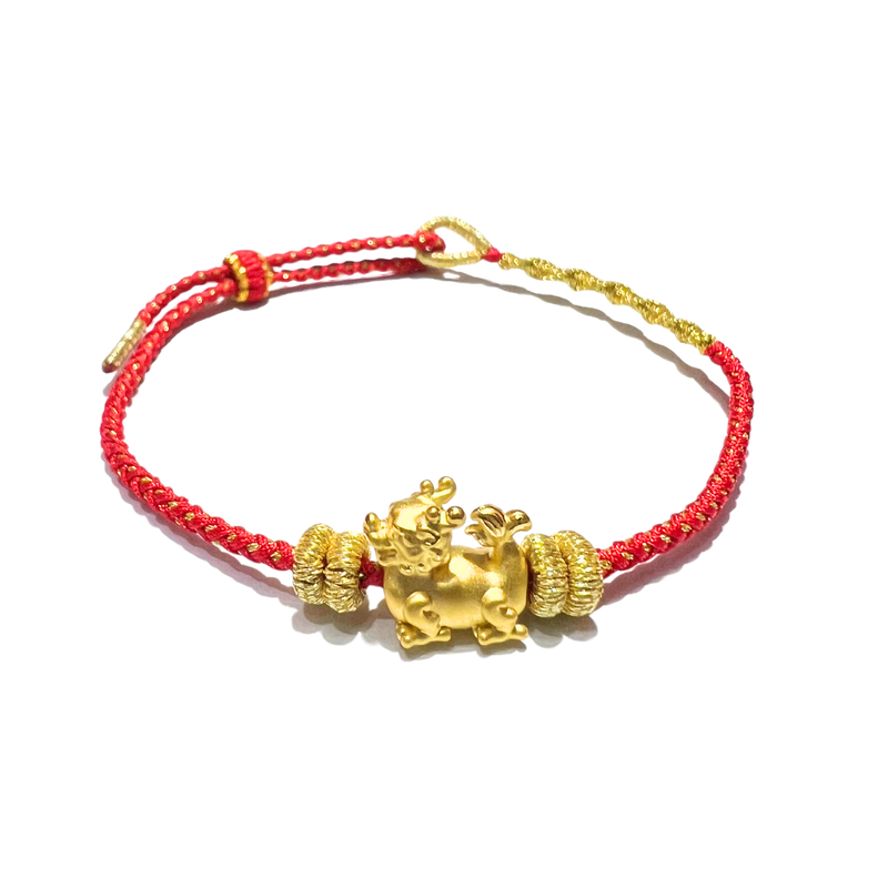 24 Gold Bracelet Chinese Zodiac (Dragon)