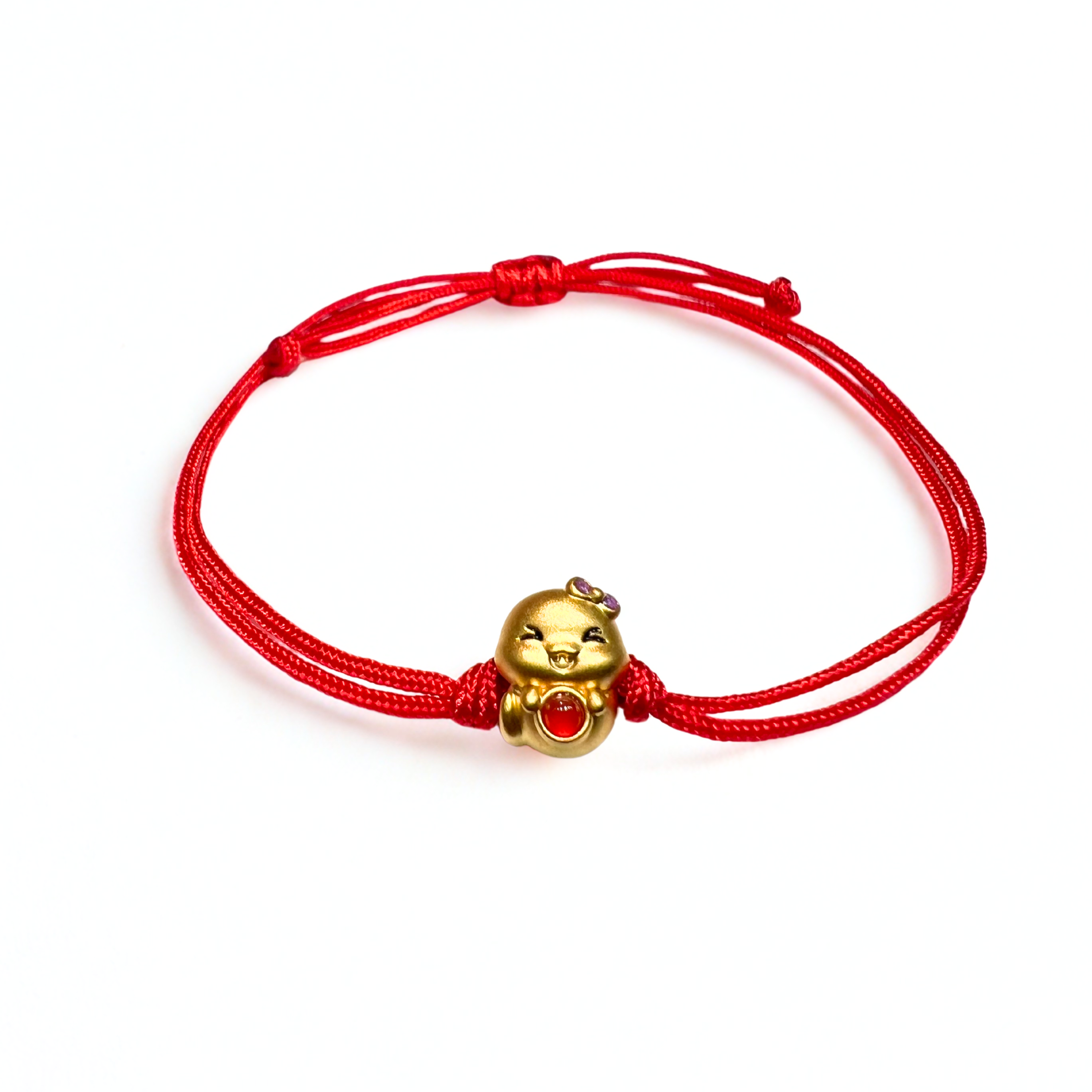 24K Gold Bracelet Chinese Zodiac(Snake)