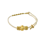 24 Gold Bracelet (Money bag charm)