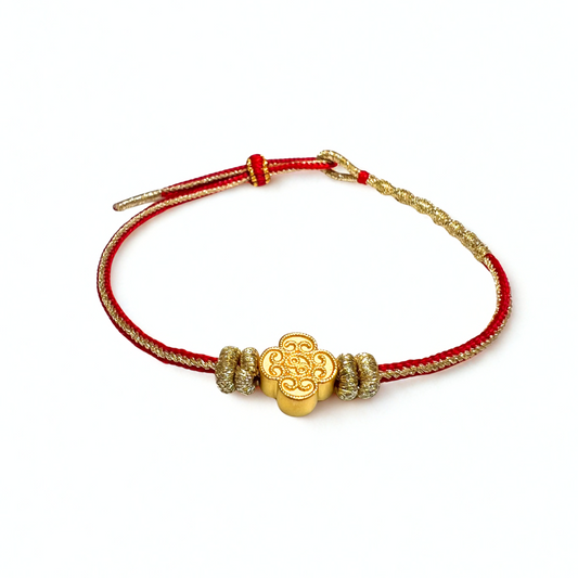 24K Gold Bracelet (Lucky charm)