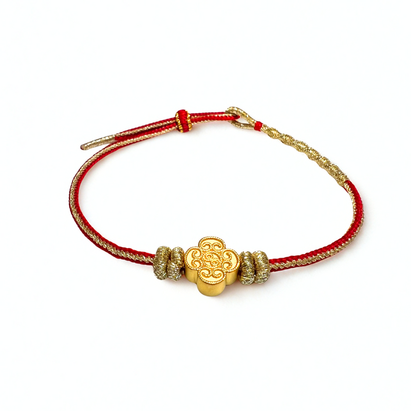 24K Gold Bracelet (Lucky charm)