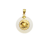 24K Hetian Jade Zodiac Pendant (Rabbit)