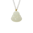 24K Hetian Jade Necklace (Laughing Buddha)