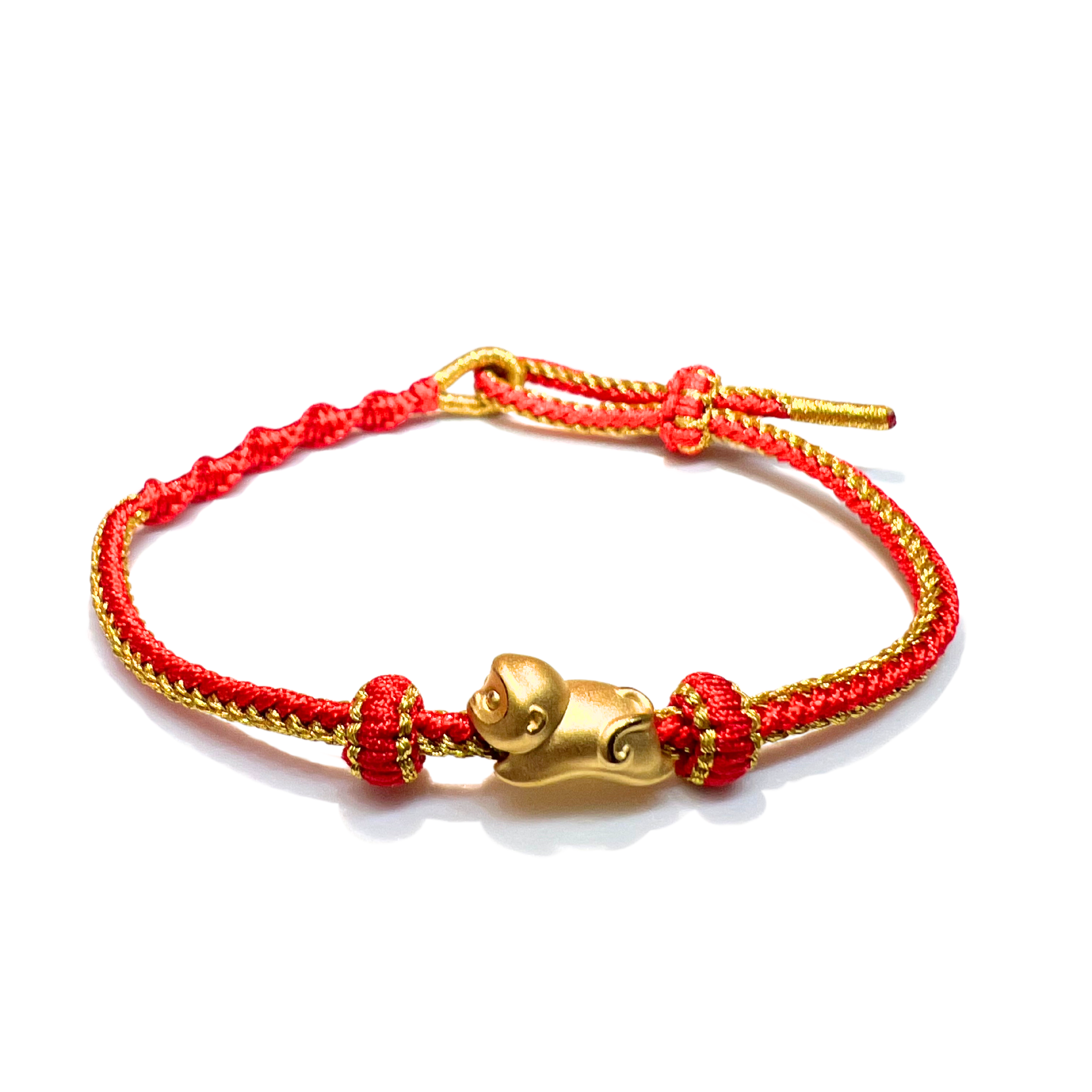 24K Gold Bracelet Chinese Zodiac (Monkey)