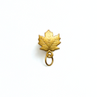 24K Gold Maple Leaf Charm