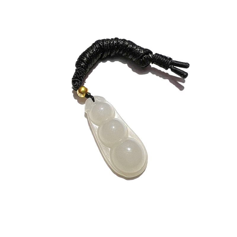 24K Hetian Jade Necklaces (Bean)