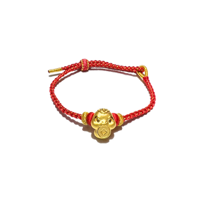 24 Gold Bracelet Chinese Zodiac (Snake)