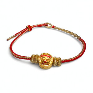 24K Gold Bracelet (Spinning God of Fortune)