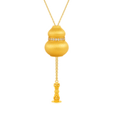 24K Gold Necklace (Calabash with Vajra Dorje)