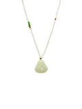 24K Hetian Jade Necklaces (Laughing Buddha)