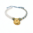 24K Gold Bracelet (Hetian Jade, lucky charm)