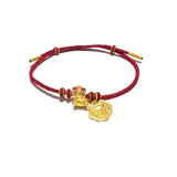 24 Gold Bracelet (Lion Dance, Lucky Charm))