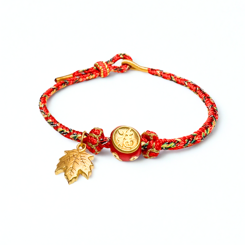 24K Gold Bracelet (Maple, Drum)