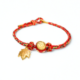 24K Gold Bracelet (Maple, Drum)