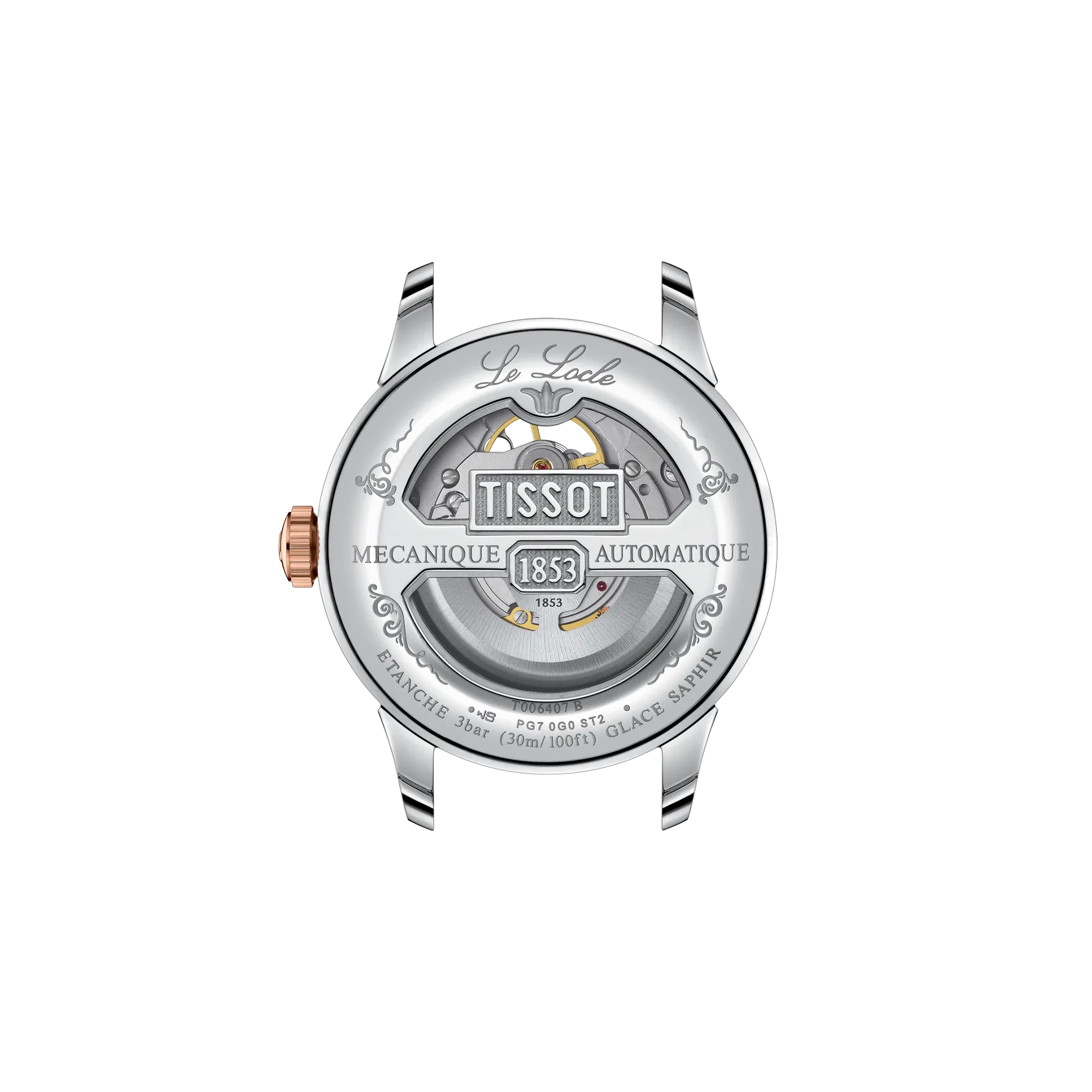 Tissot Le Locle Powermatic 80 Open Heart T0064072203302