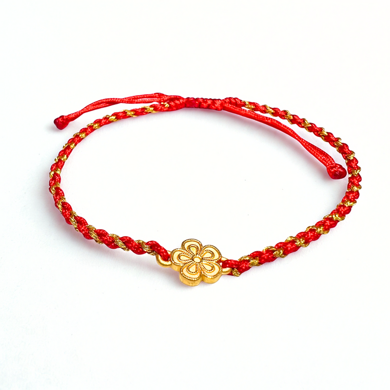 24K Gold Bracelet (Flower)