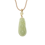 24K Hetian Jade Necklaces (Bean)