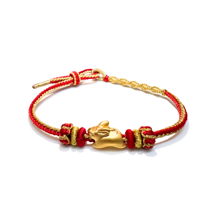 24 Gold Bracelet Chinese Zodiac (Rat)