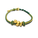 24 Gold Bracelet Chinese Zodiac (Snake)