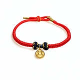24K Gold Bracelet (Coin charm)
