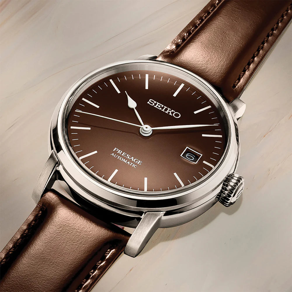 Seiko Presage Riki Watanabe Automatic Brown SPB115