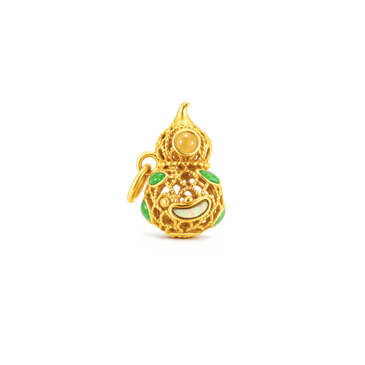 24K Gold Charm (Calabash)