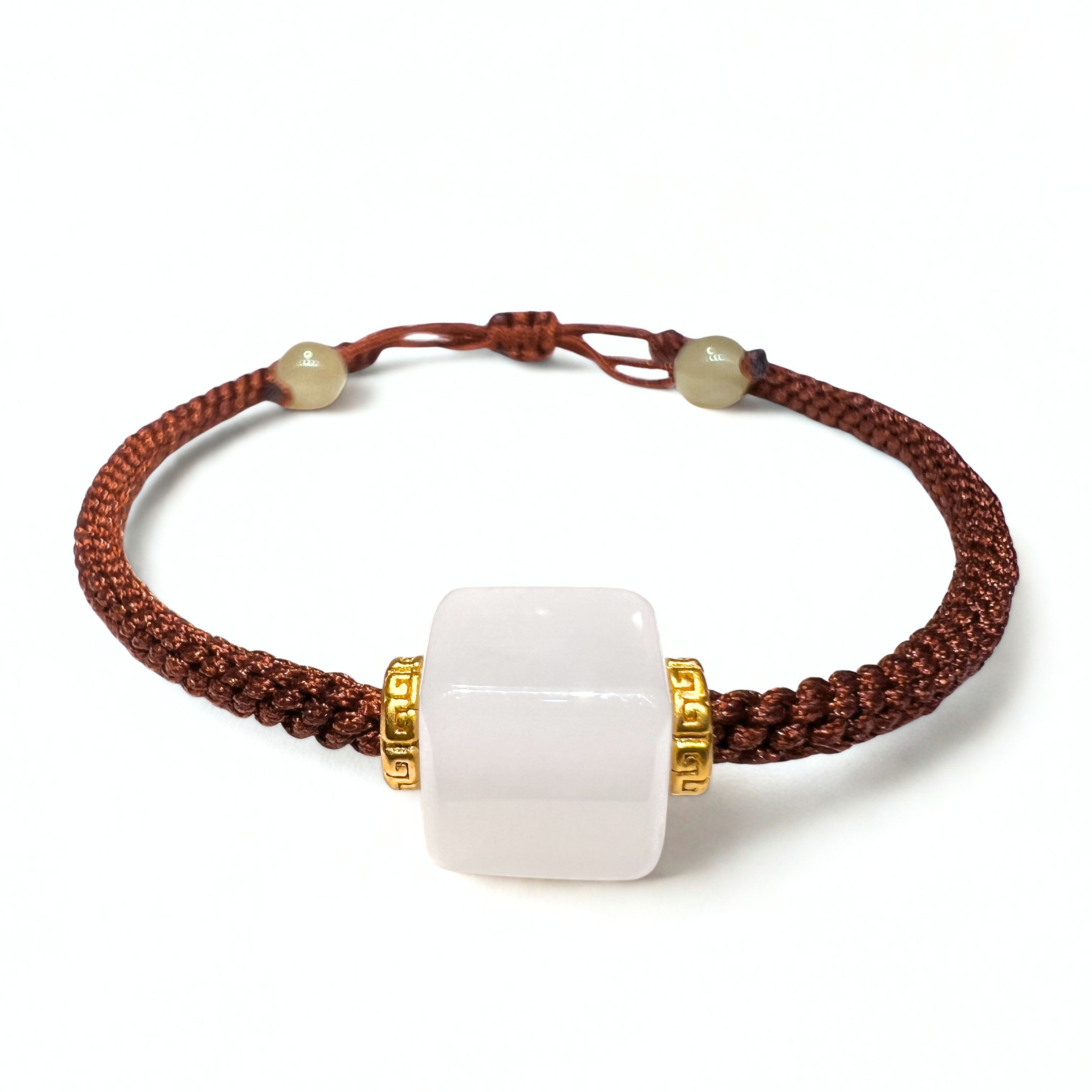 24K Gold Hetian Jade Bracelet