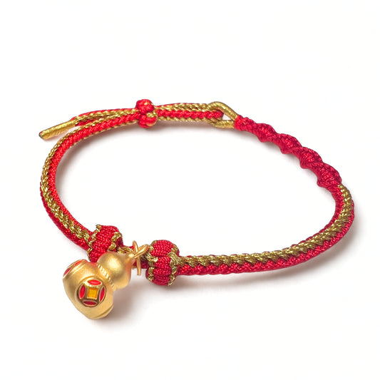 24K Gold Gourd Bracelet