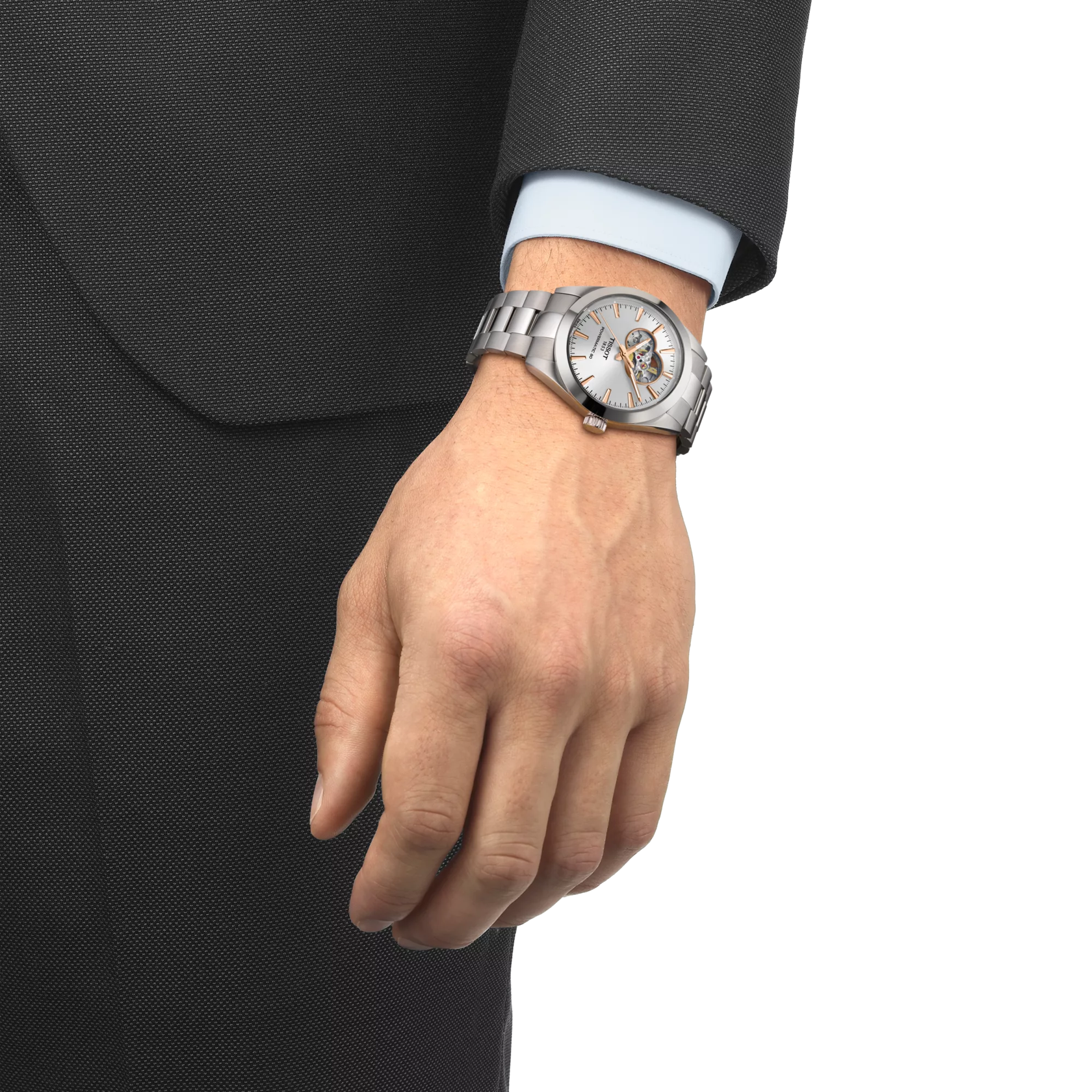 Tissot Gentleman Open Heart 40mm T1274071103101