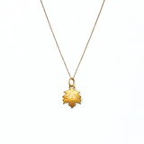 24K Gold Maple Leaf necklace
