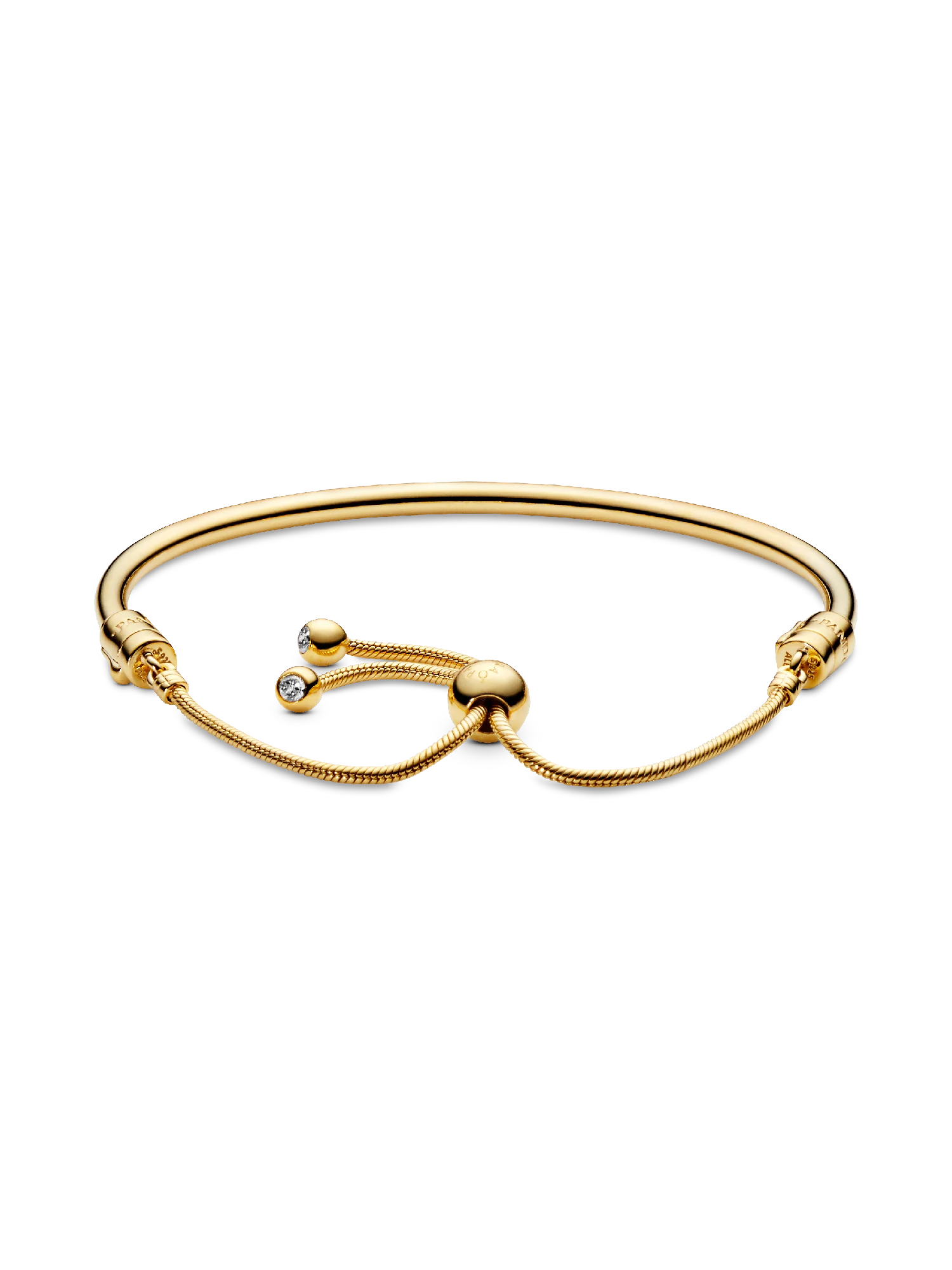 PANDORA Moments Shine Sliding Bangle 568726C01-1
