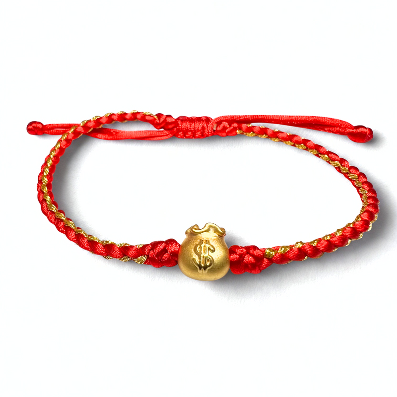 24K Gold Bracelet (Money bag)