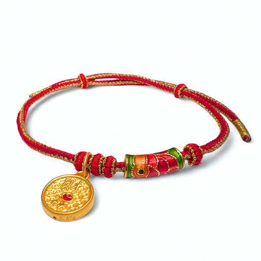 24K Gold Coin Bracelet
