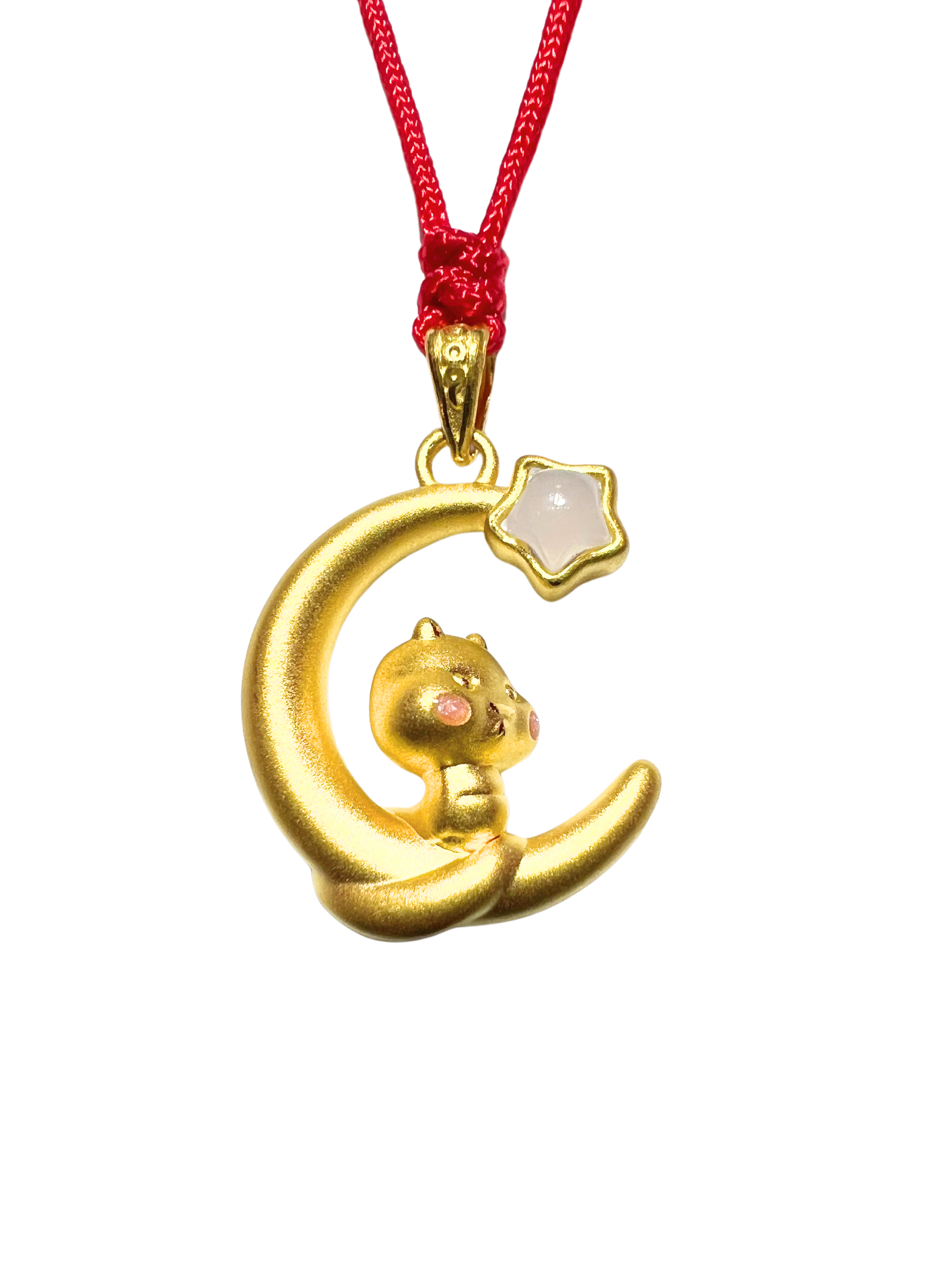 24K Hetian Jade Chinese Zodiac Necklace (Snake)