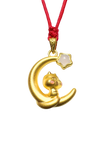 24K Hetian Jade Chinese Zodiac Necklace (Snake)